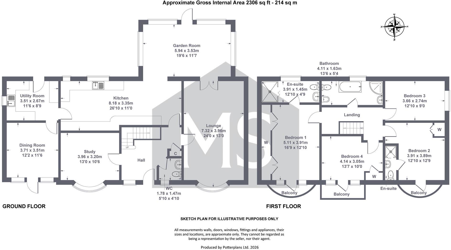 Kirkham Lane, Pickering floorplan