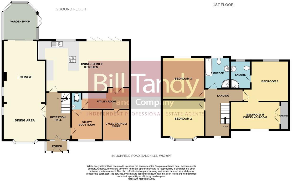 Lichfield Road, Sandhills, Walsall, WS9 floorplan