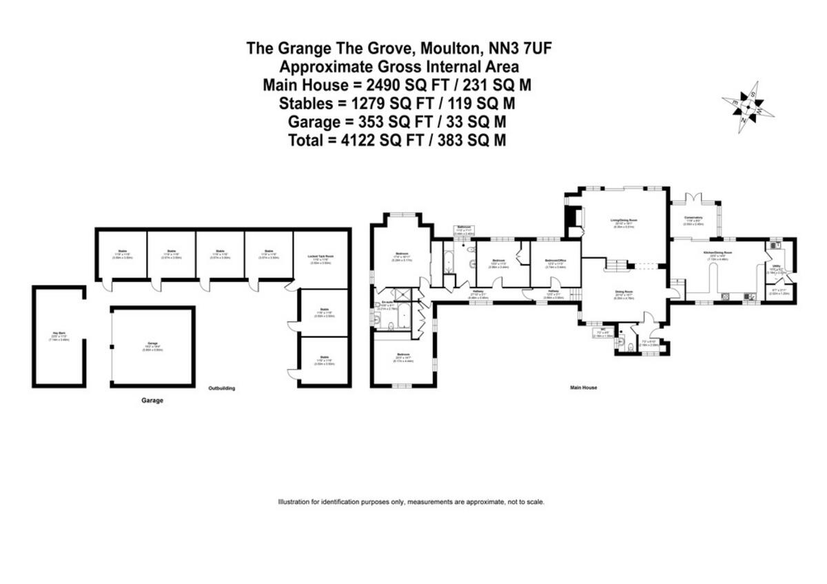The Grange The Grove, Moulton, Northampton NN3 7UF floorplan