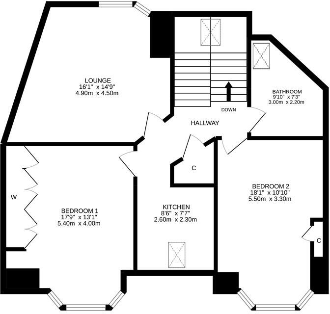 26/2 Comrie Street, Crieff, PH7 4AX floorplan