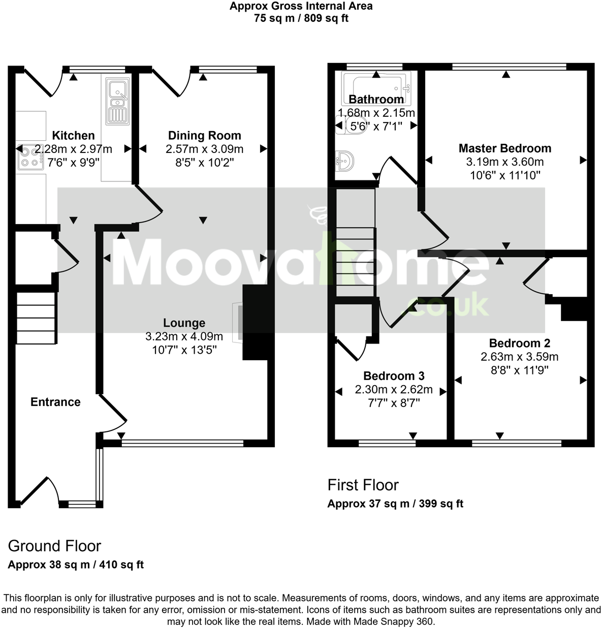 26 Sywell Road, Swindon, SN3 4BG floorplan
