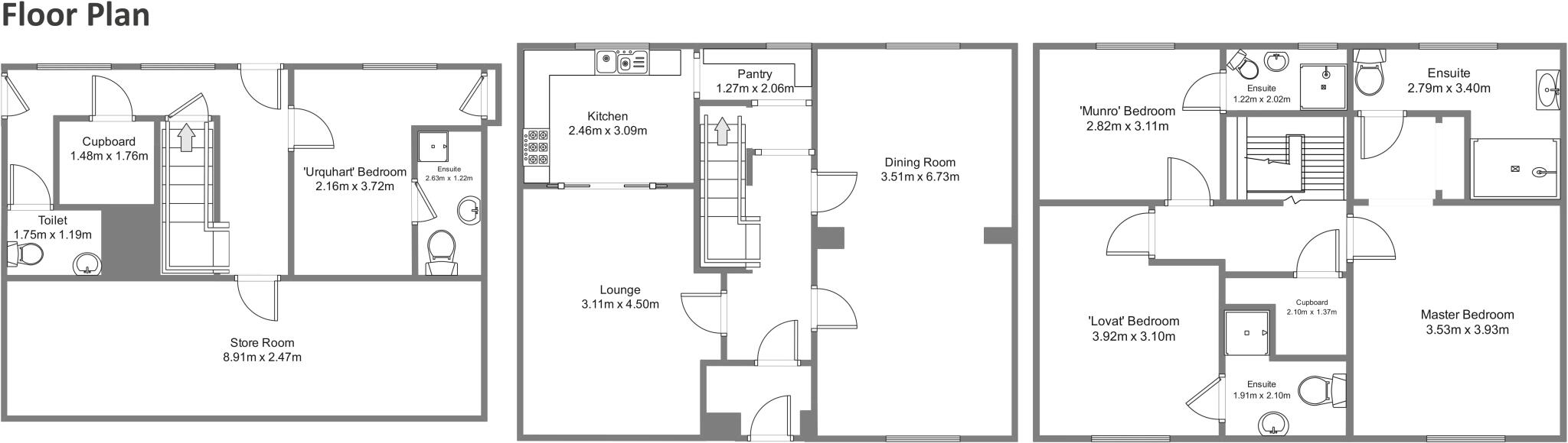 Beaufort House Station Road, Fort Augustus, PH32 4AY floorplan