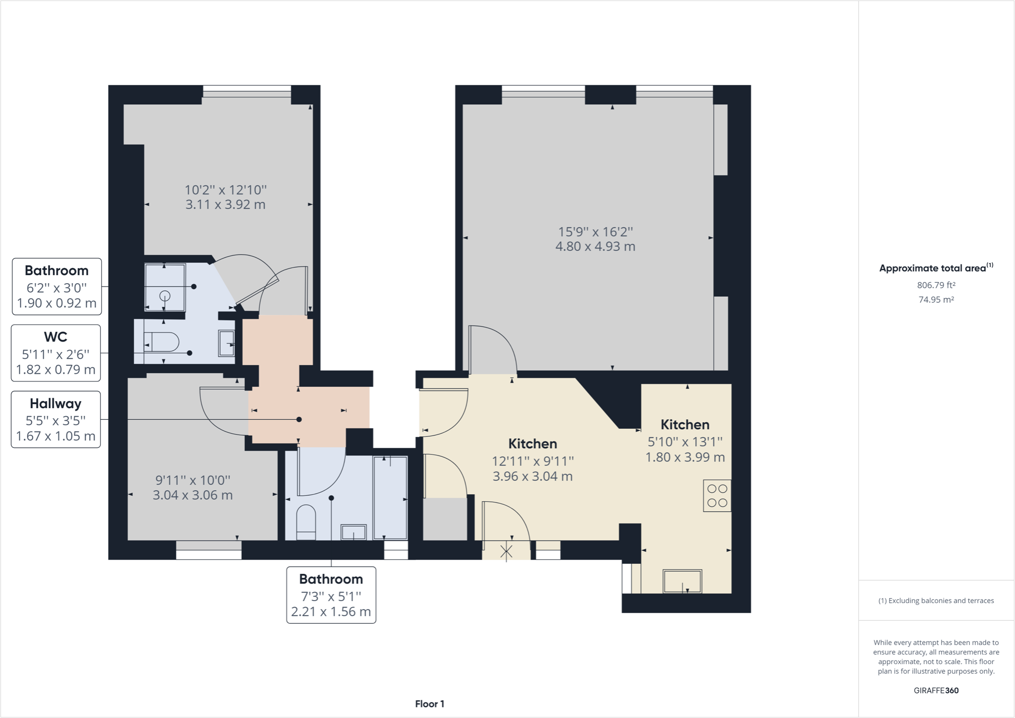 Regent Street, Nottingham floorplan