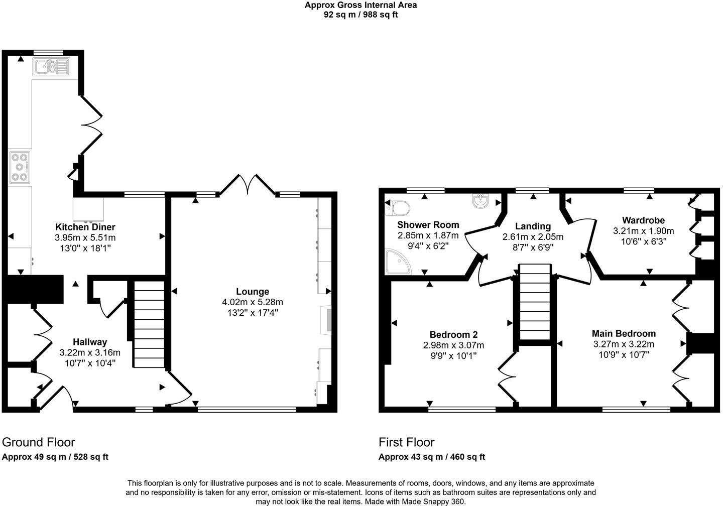 Ffordd Meigan, Beaumaris floorplan