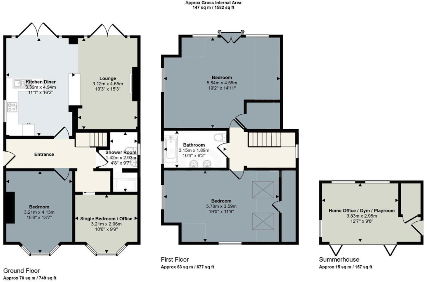 Caegwyn Road, Cardiff, CF14 1TD floorplan