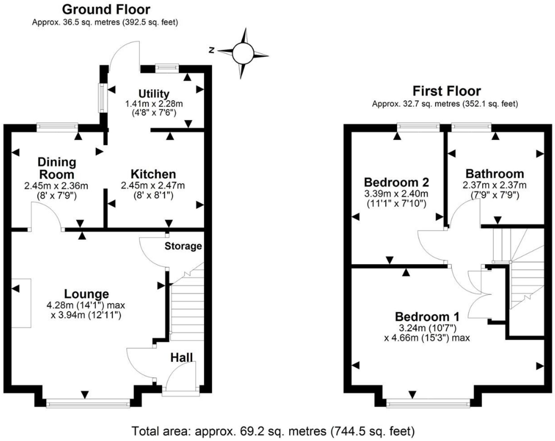 Crosland Terrace, Helsby, WA6 floorplan