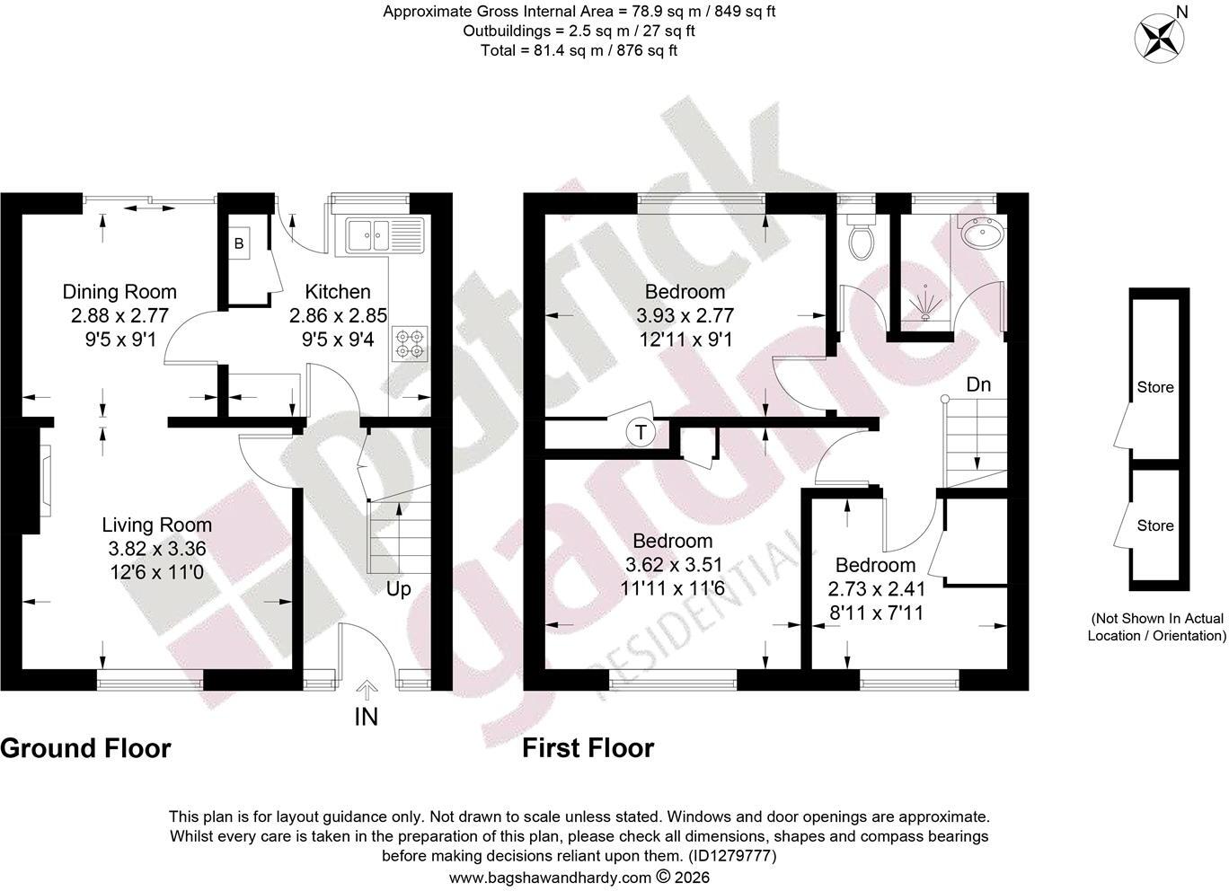 Glory Mead, Dorking, RH4 floorplan