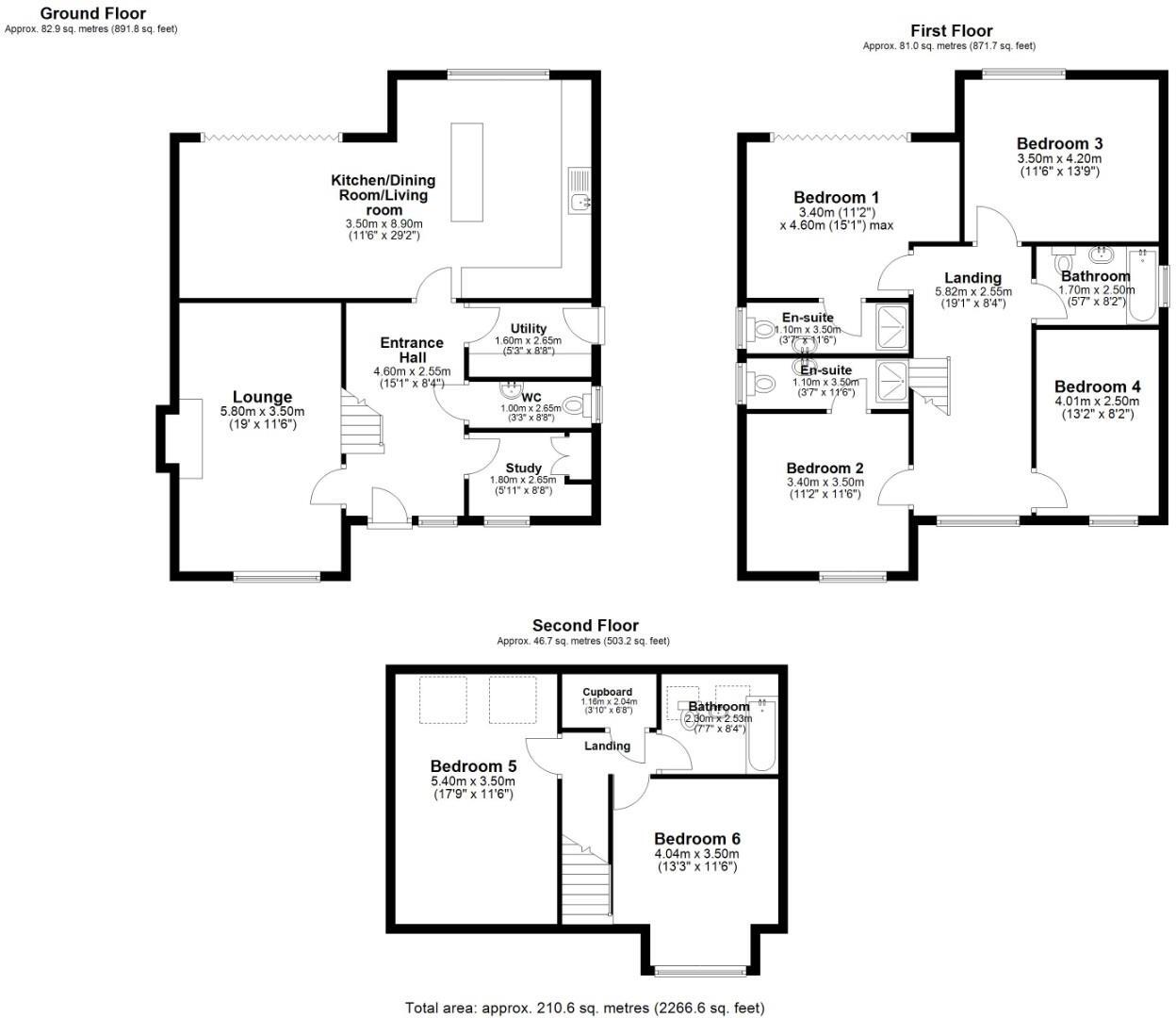 Coed Parc Rise, Off Walters Road, Bridgend County Borough, CF31 4HE floorplan