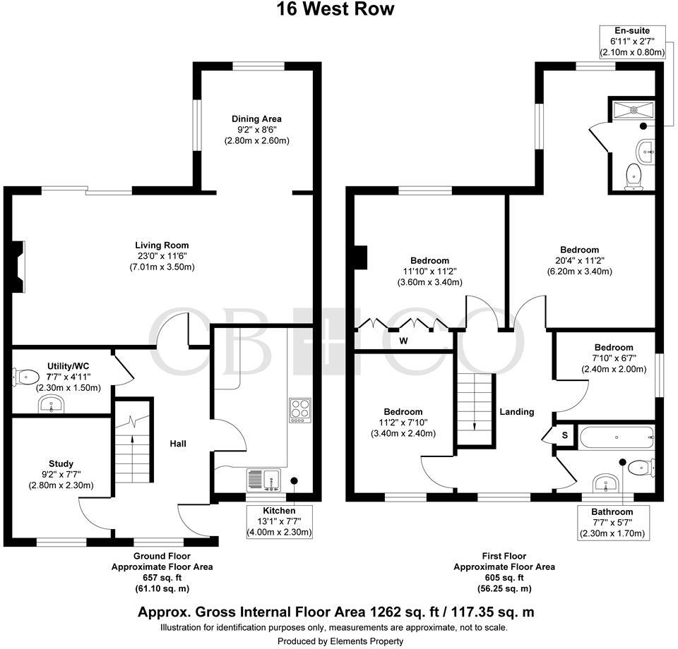West Row, Darley Abbey, Derby floorplan