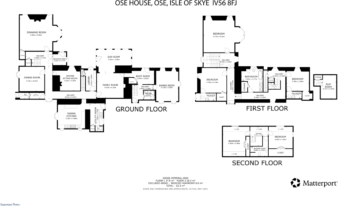 Ose House, Ose, Isle of Skye, IV56 floorplan