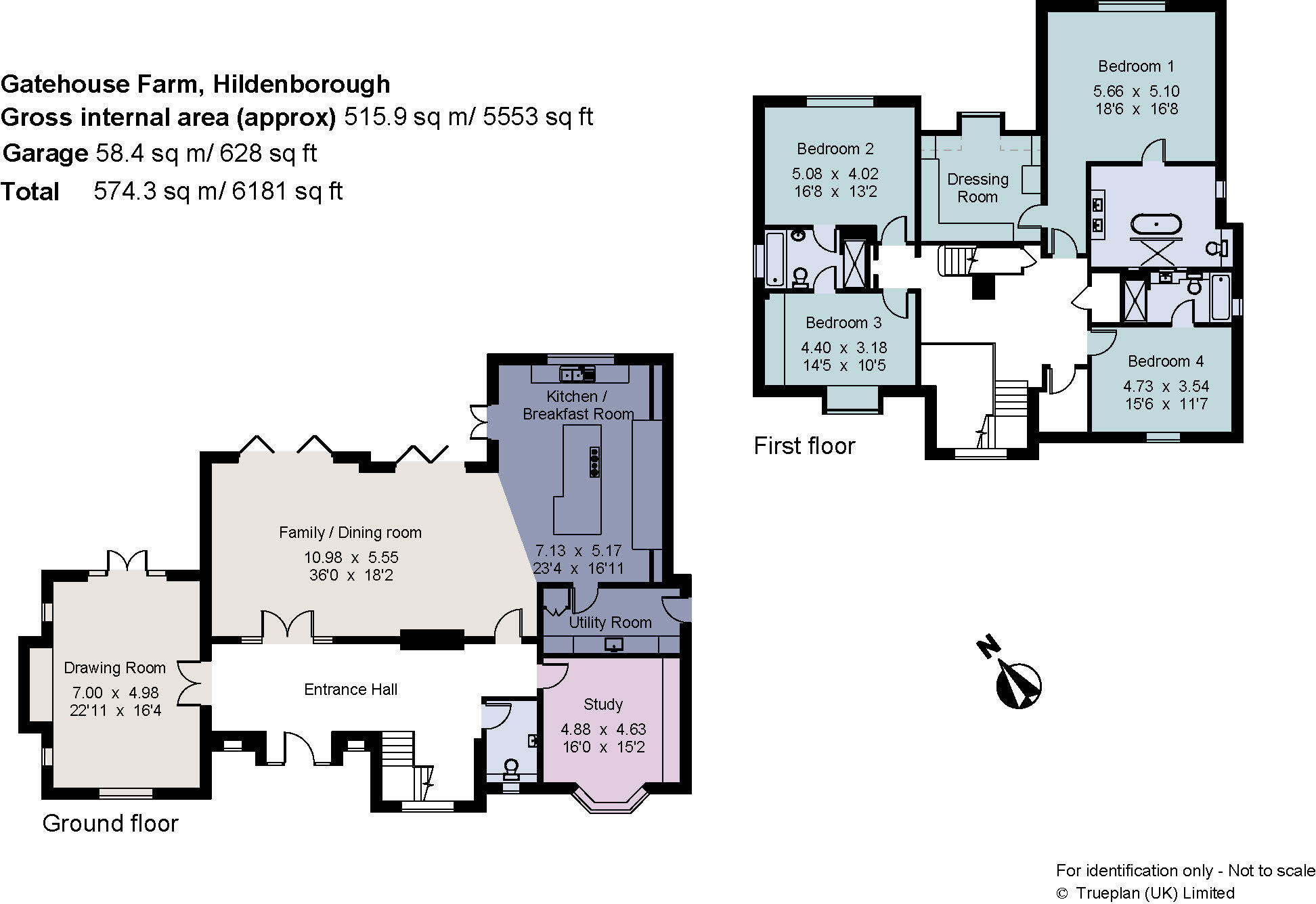 Coldharbour Lane, Hildenborough, Tonbridge, Kent, TN11 floorplan