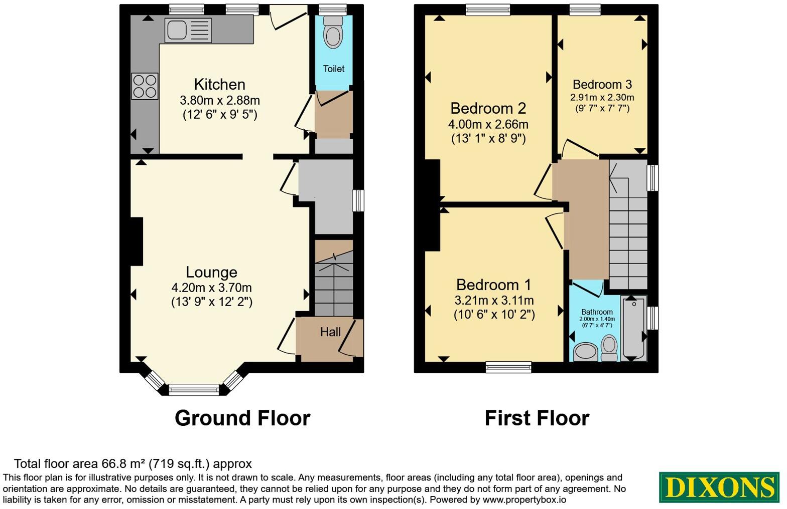 Wimpole Grove, Kingstanding, Birmingham, B44 floorplan