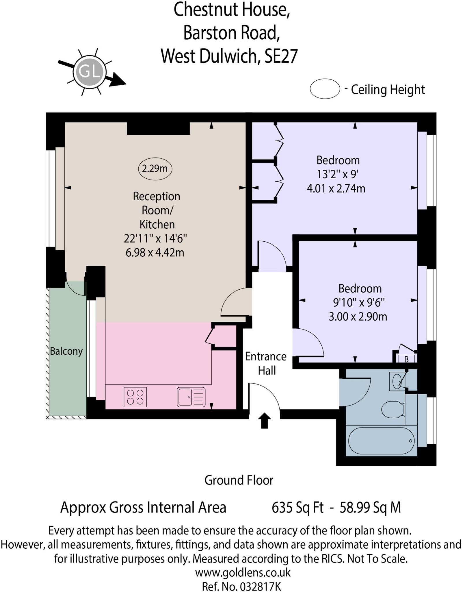 Barston Road, Chestnut House Barston Road, SE27 floorplan