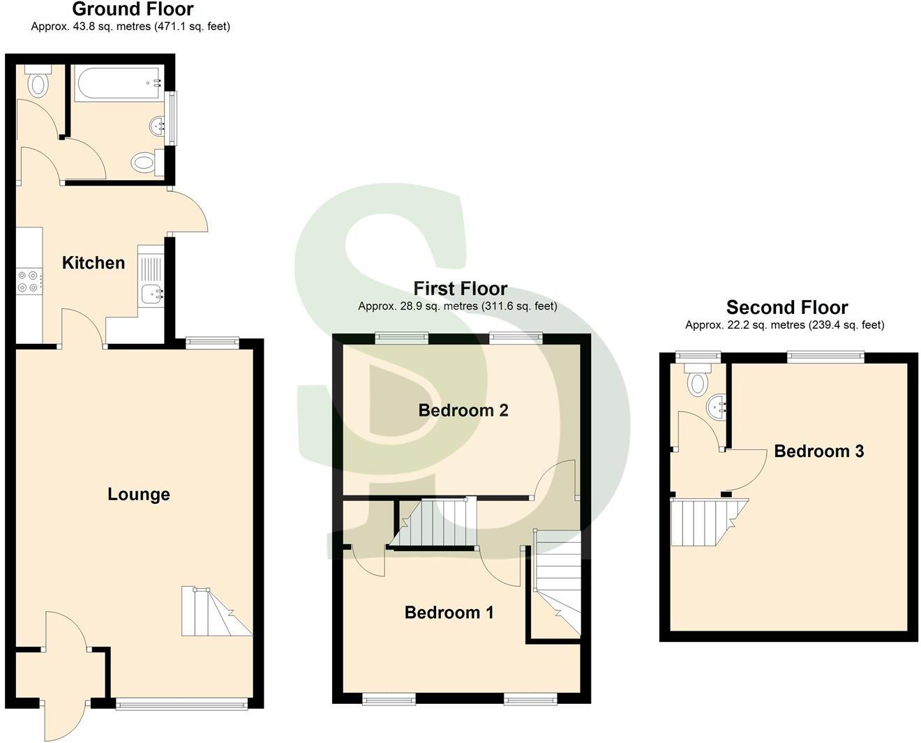 Wingate Road, Ilford floorplan