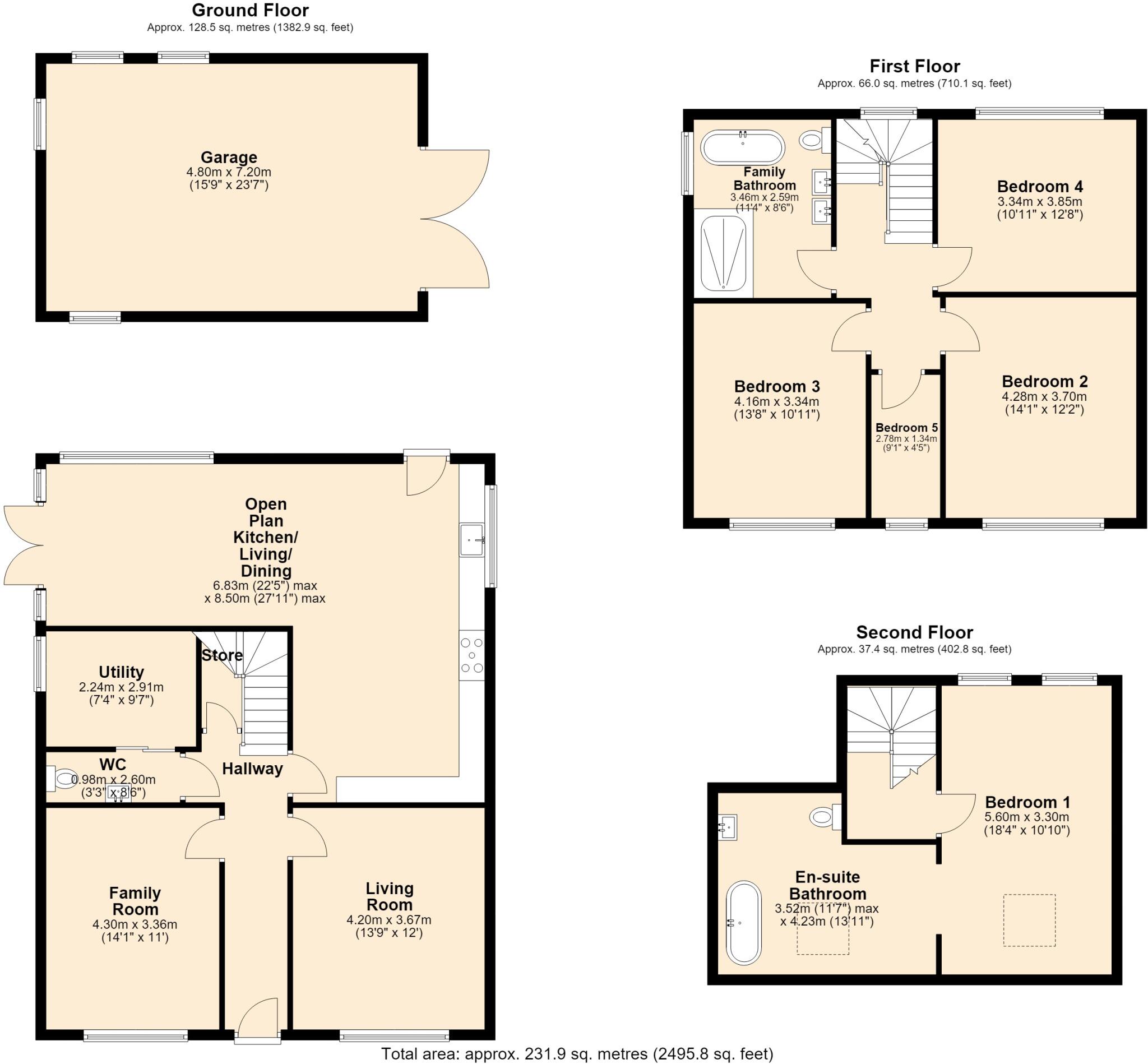 Ashdown, Sandy Lane, Weaverham, Northwich, Cheshire West And Chester floorplan