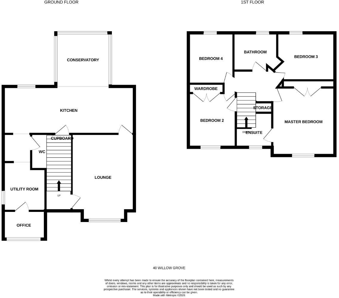 Willow Grove, Menstrie floorplan