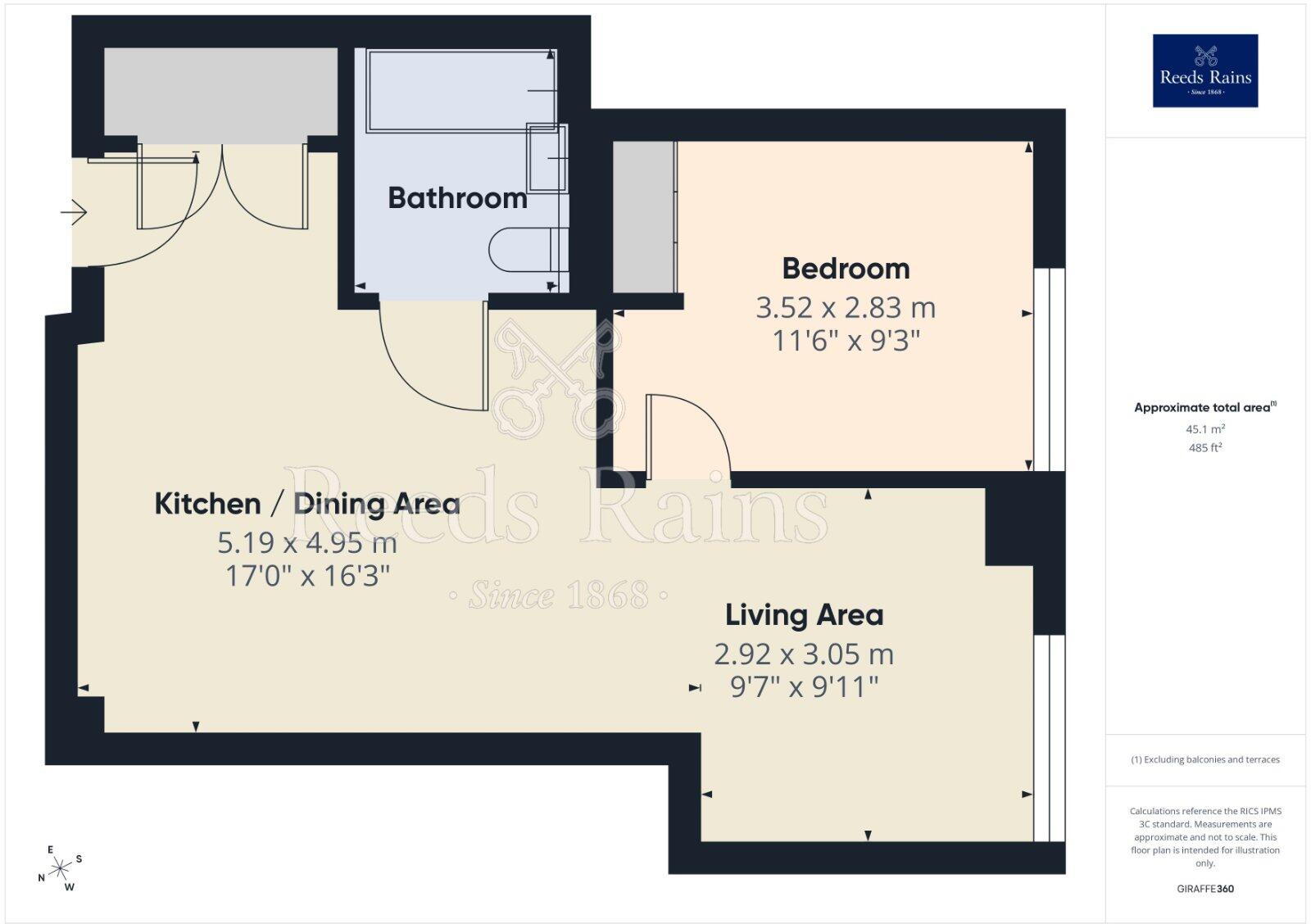 Red, Media City UK, Salford, M50 floorplan