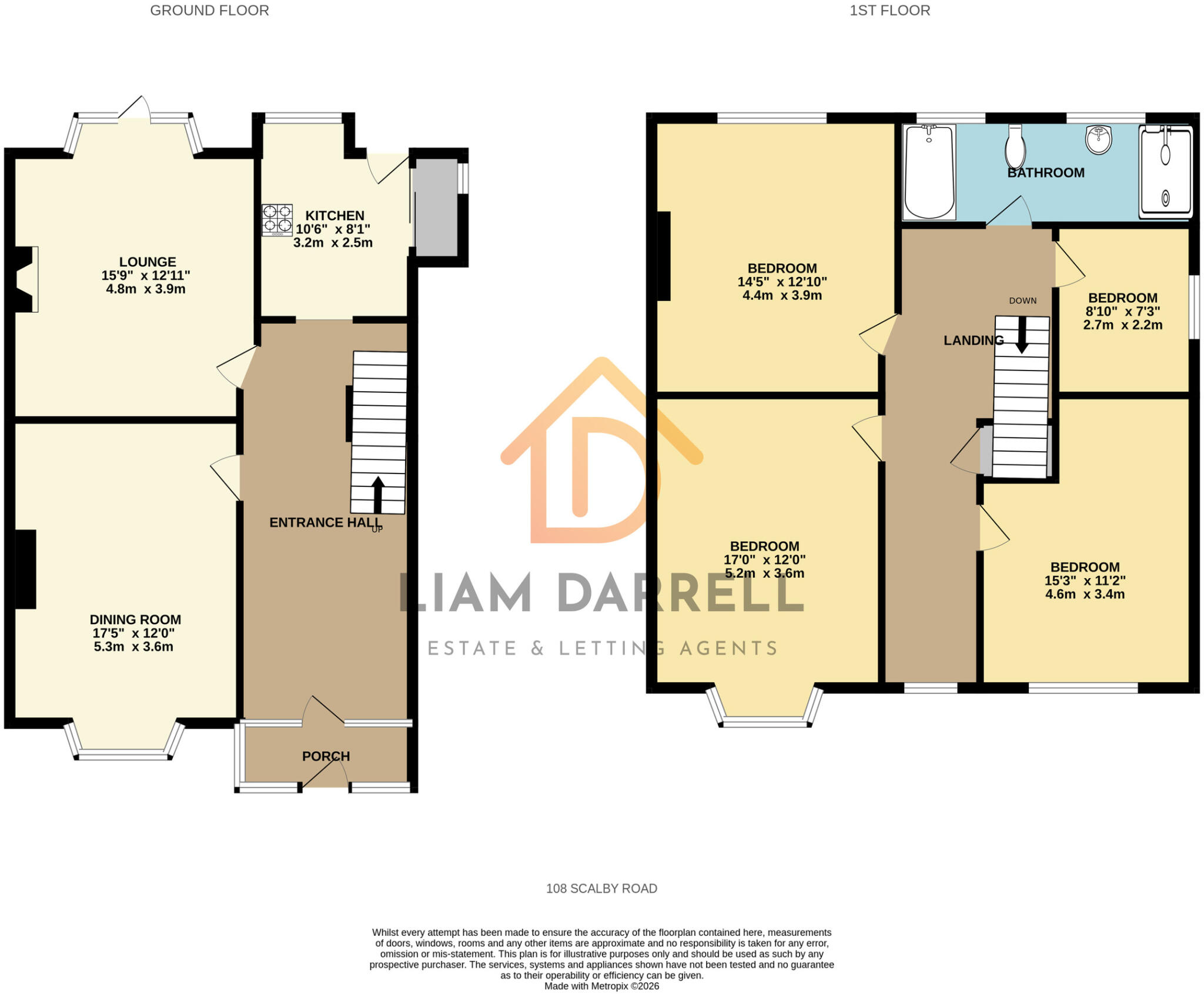 Scalby Road, Scarborough, North Yorkshire floorplan