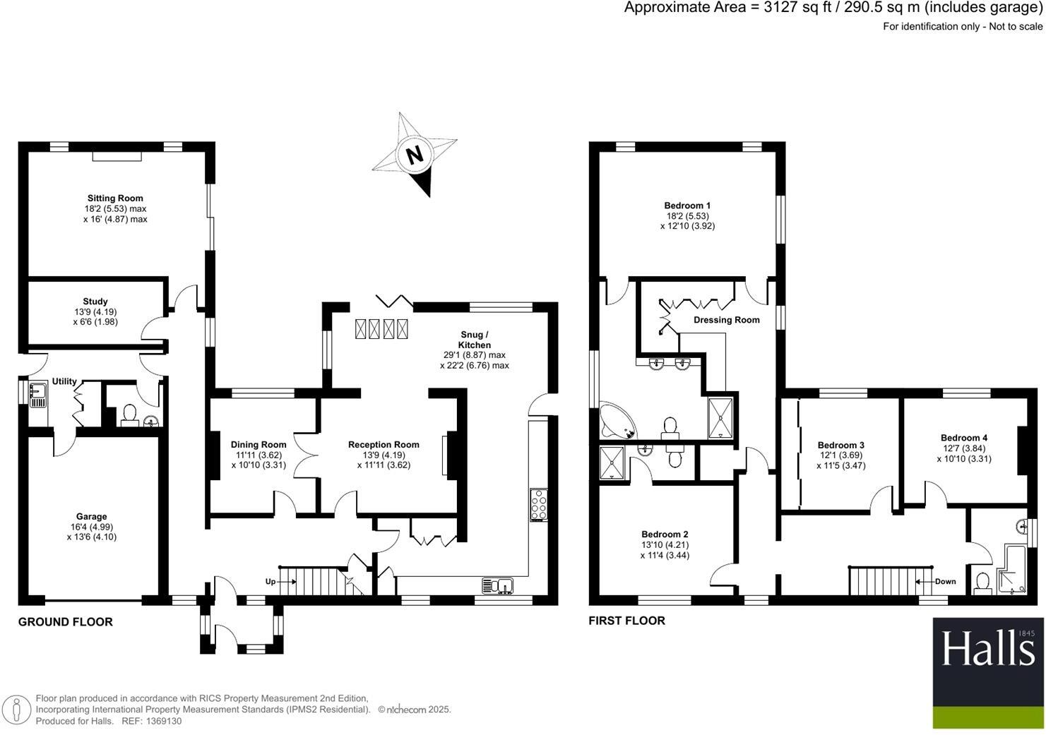 New Road, Coedpoeth. floorplan