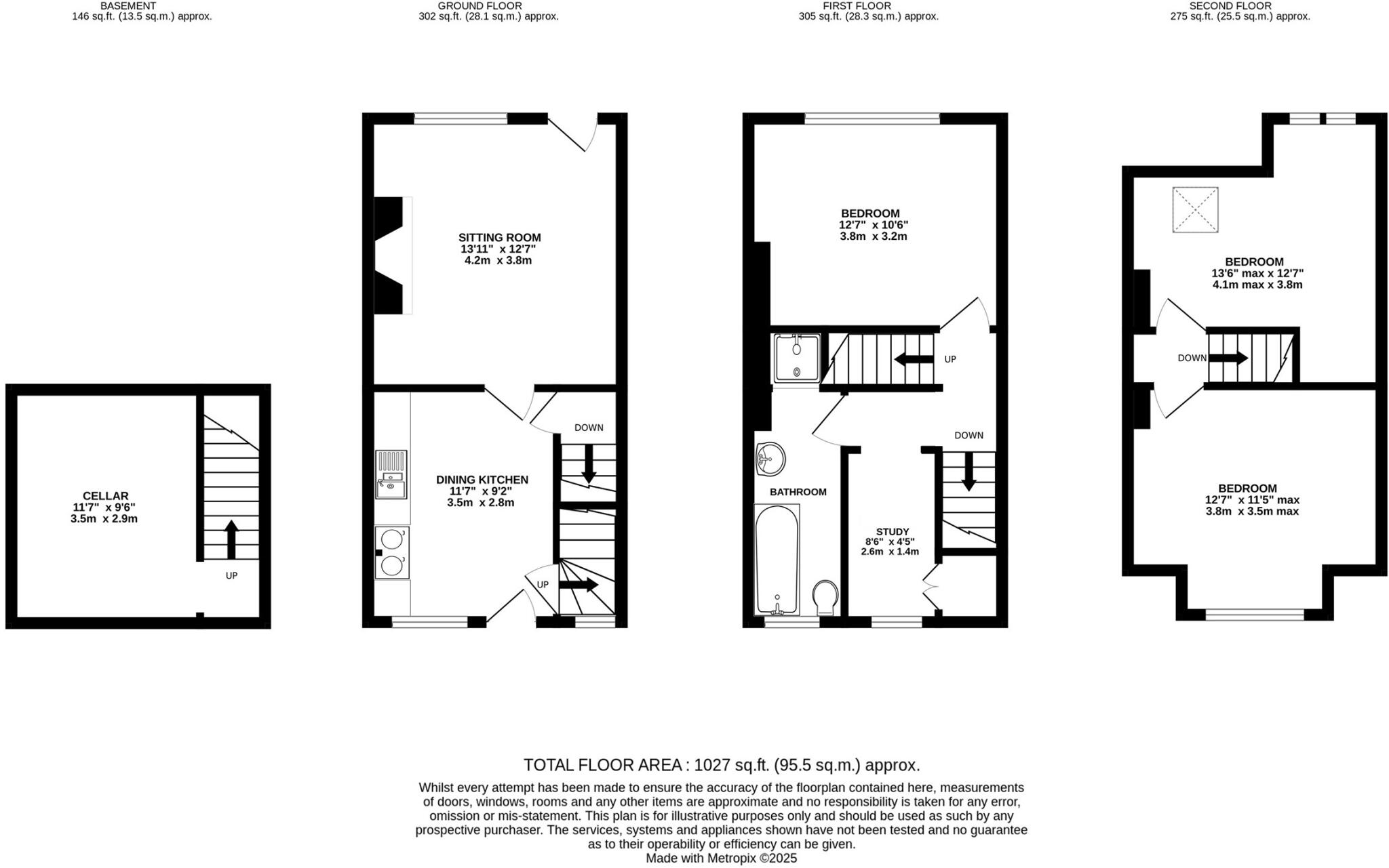 Bank Parade, Otley, West Yorkshire, LS21 floorplan