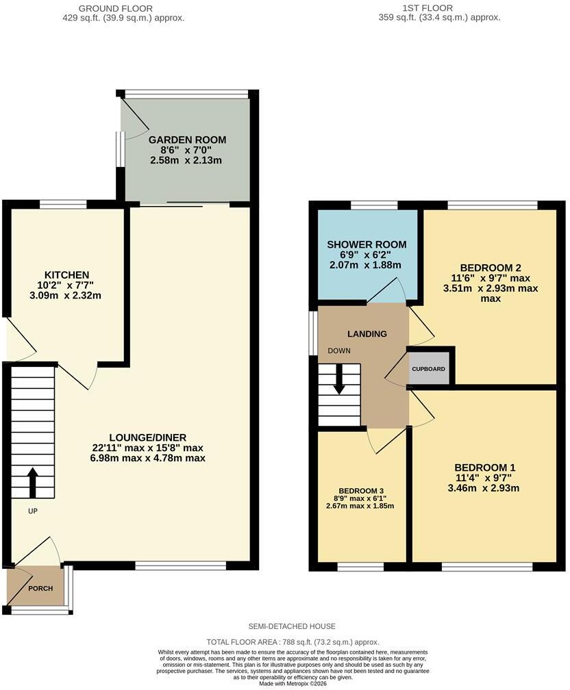 Thorney Road, Wyken floorplan