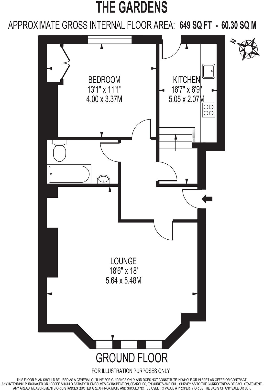 The Gardens, East Dulwich London SE22 floorplan