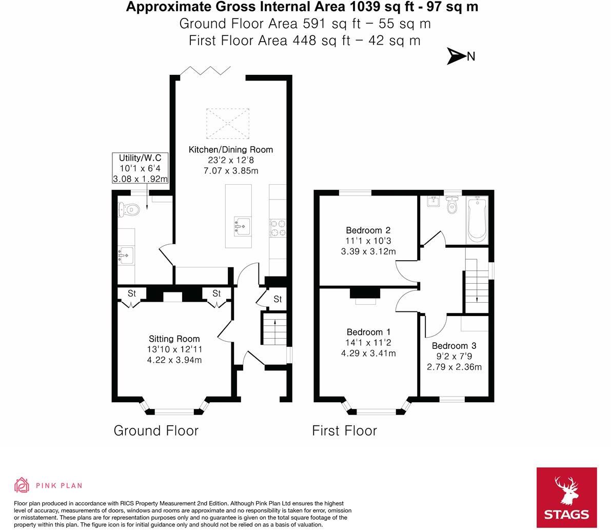 Croft Road, Ipplepen floorplan