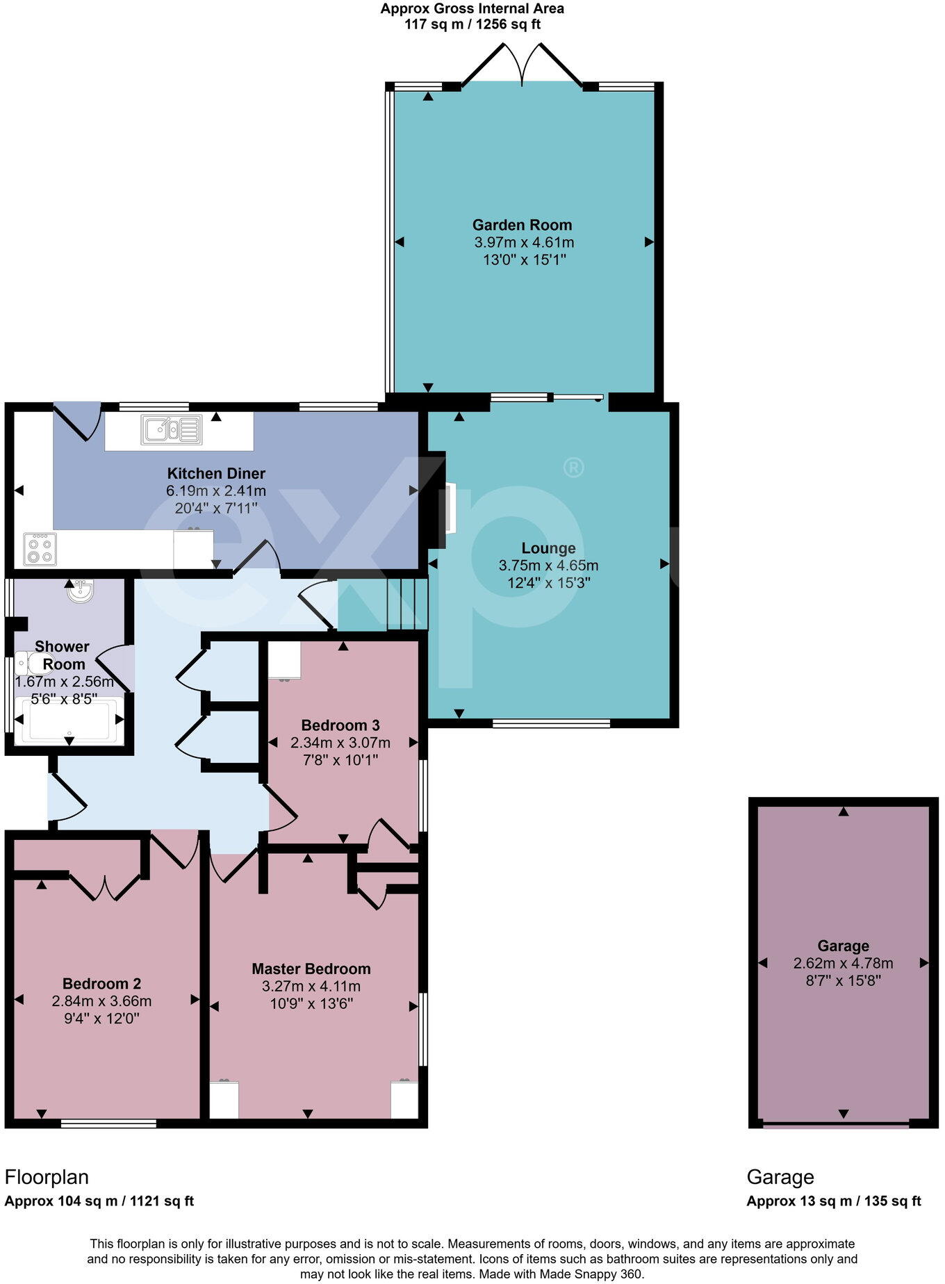 Hound Tor Close, Paignton, TQ4 7SJ floorplan