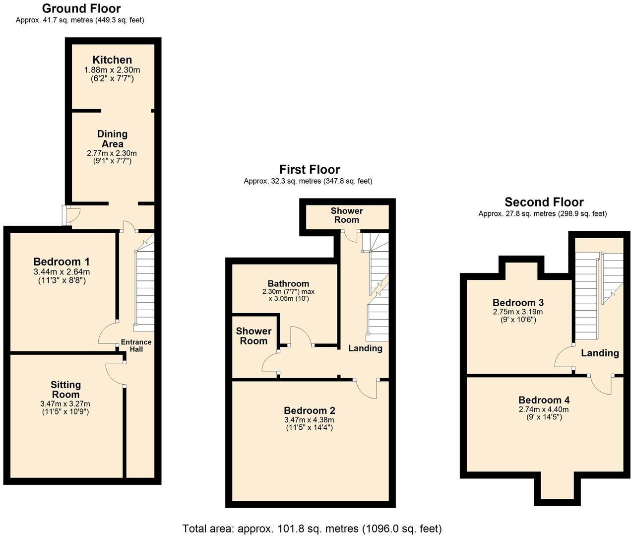 Portland Street, Exeter floorplan