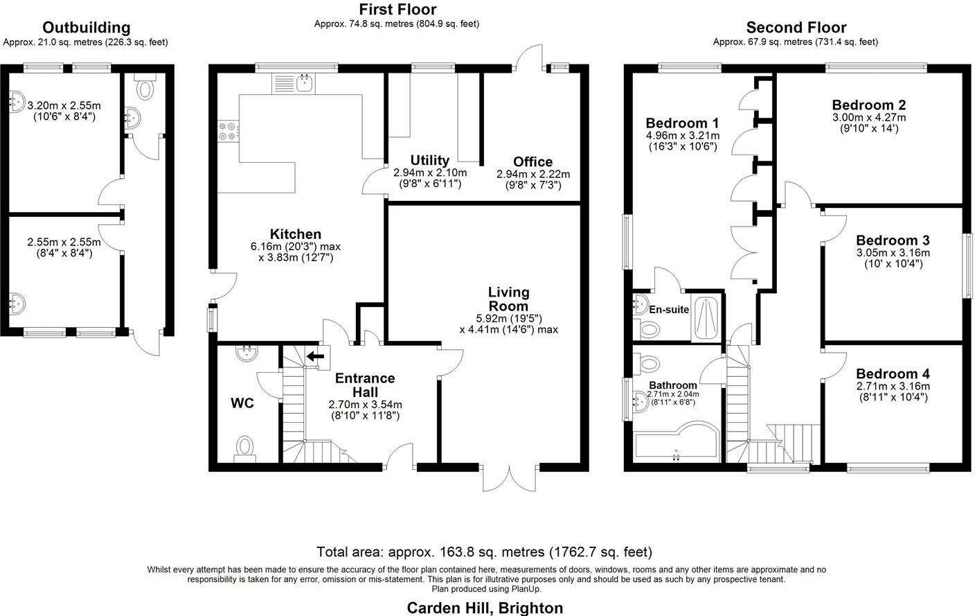 Carden Hill, Brighton, East Sussex floorplan