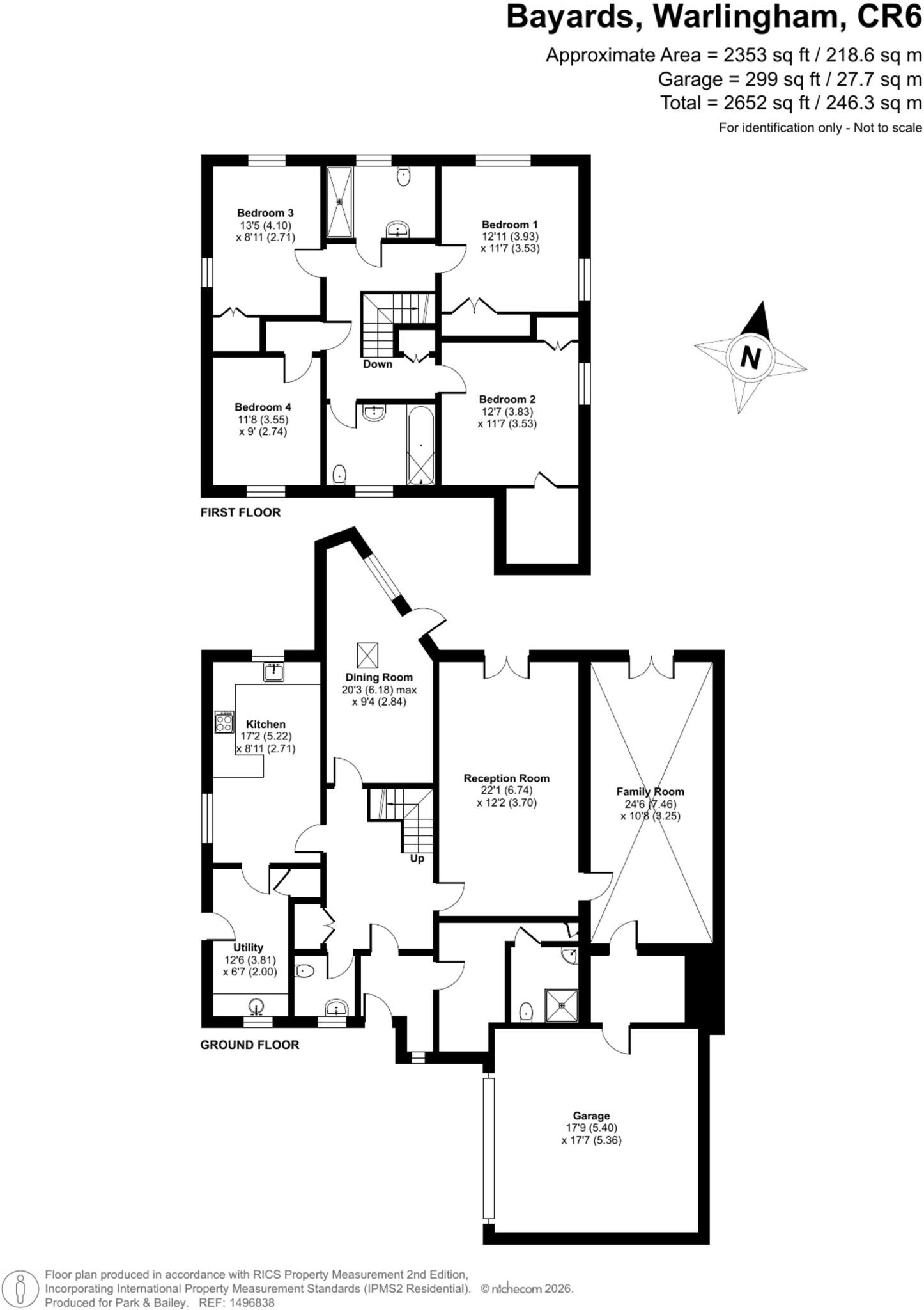 Bayards, Warlingham, CR6 floorplan