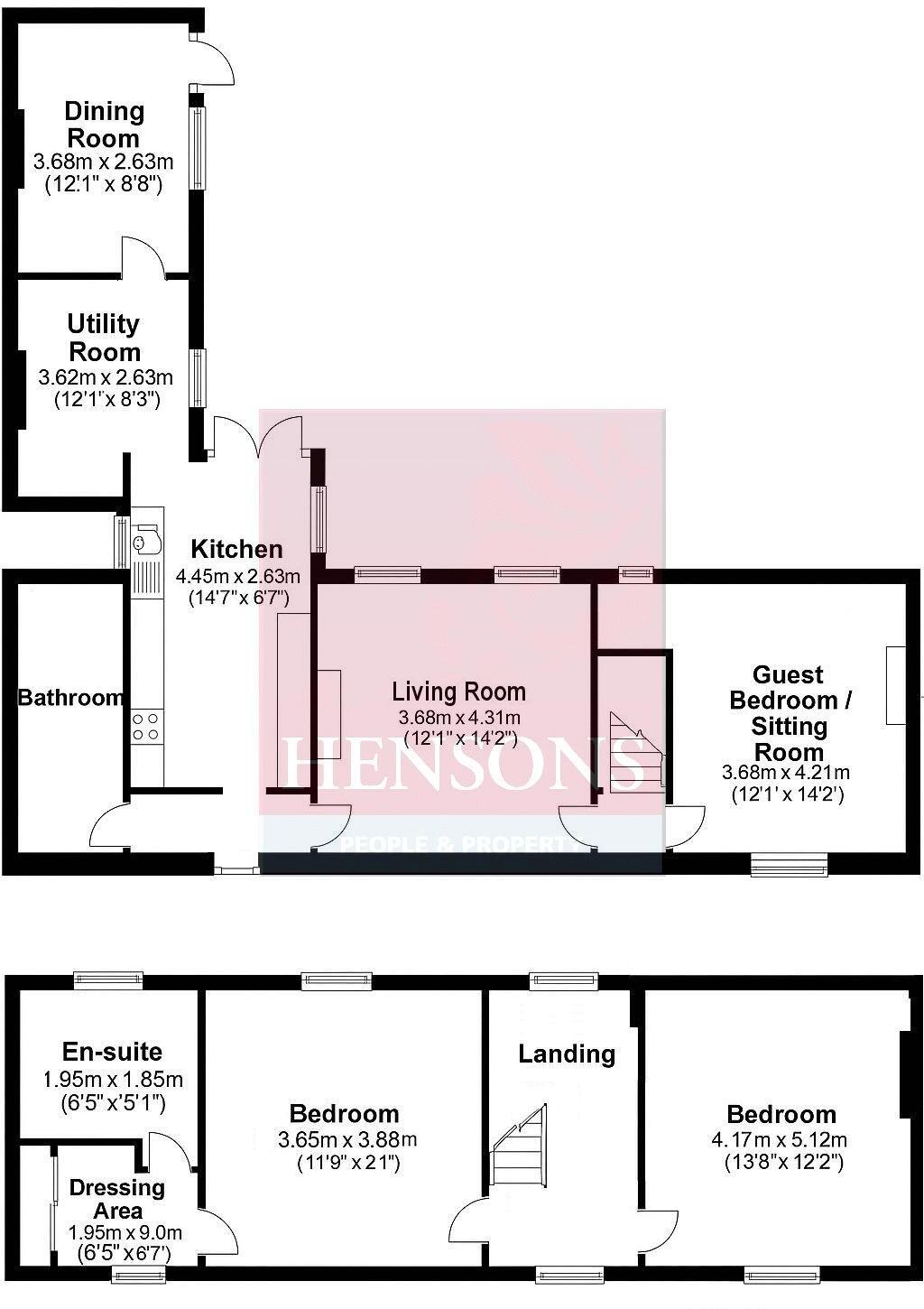 a lovely south facing garden - beautifully presented character home floorplan