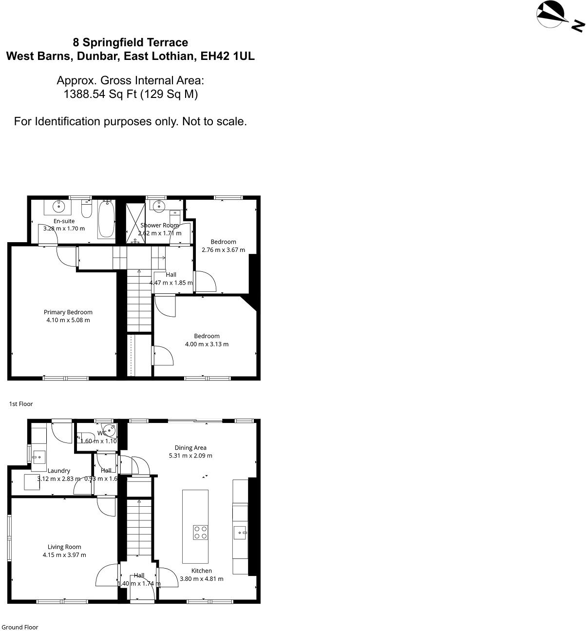 8 Springfield Terrace, West Barns, East Lothian, EH42 1UL floorplan