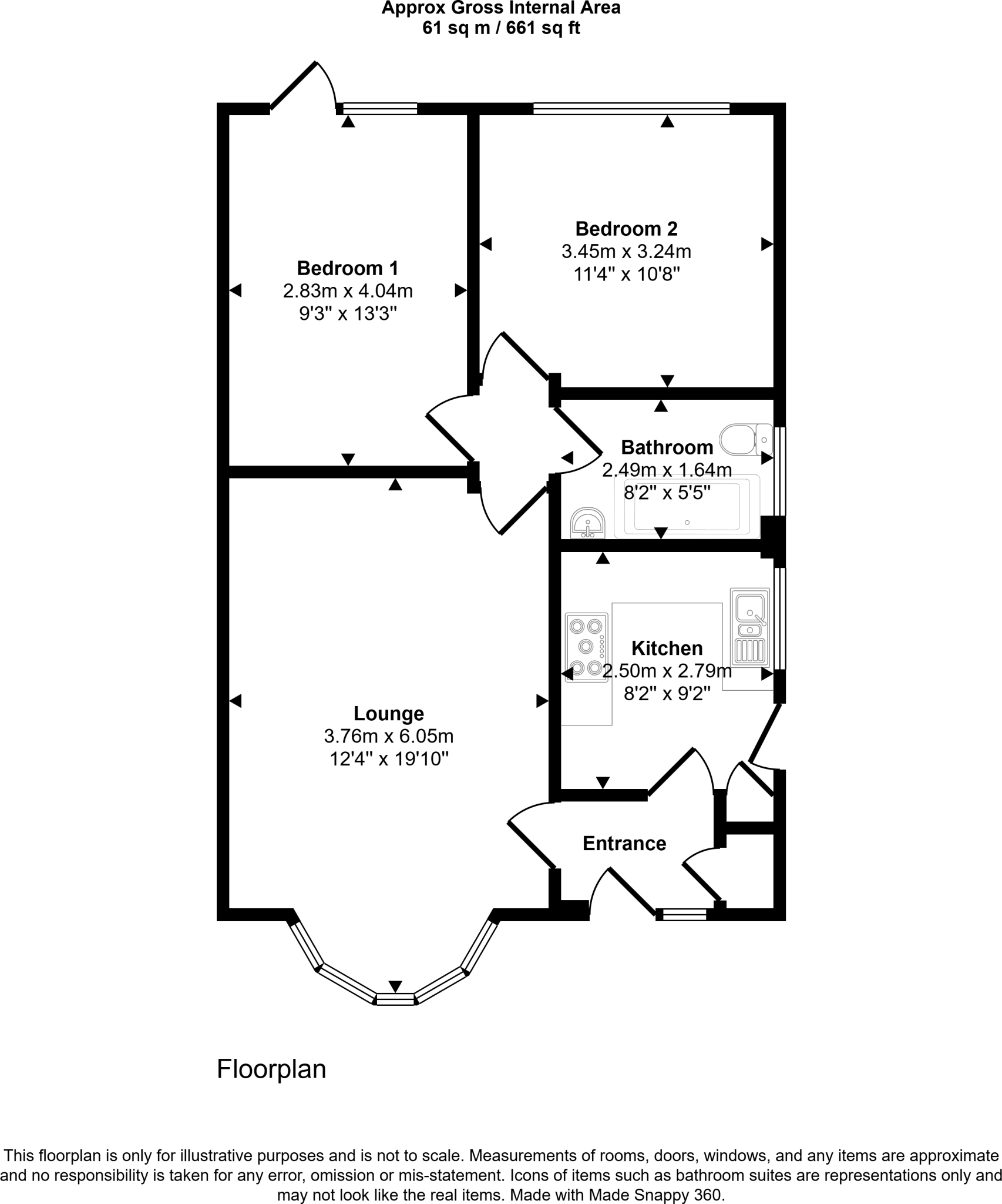 Tollerton Close, Whitehouse Farm, Stockton-on-Tees, Durham, TS19 0QX floorplan
