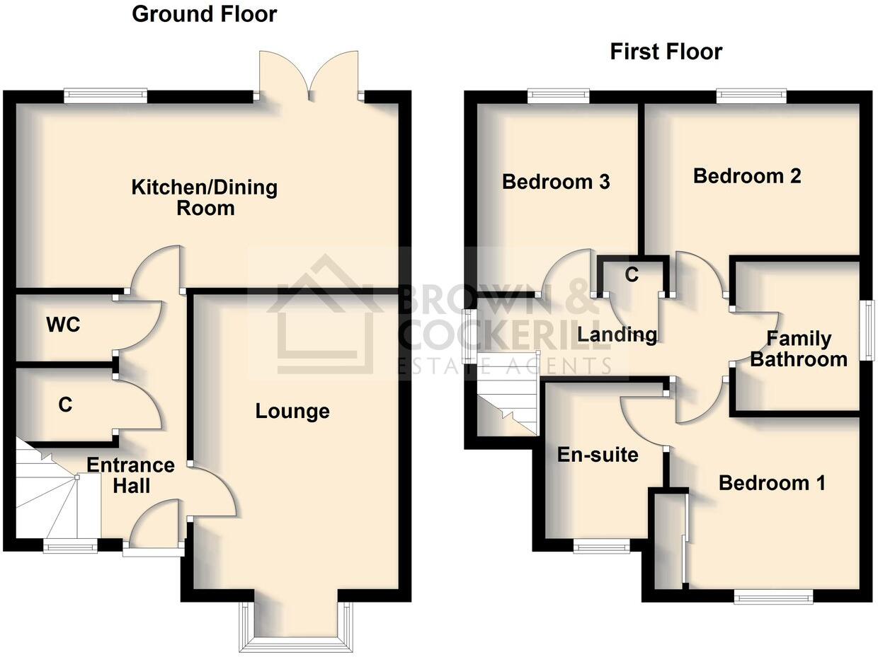 Lelleford Close, Long Lawford, Rugby, CV23 floorplan