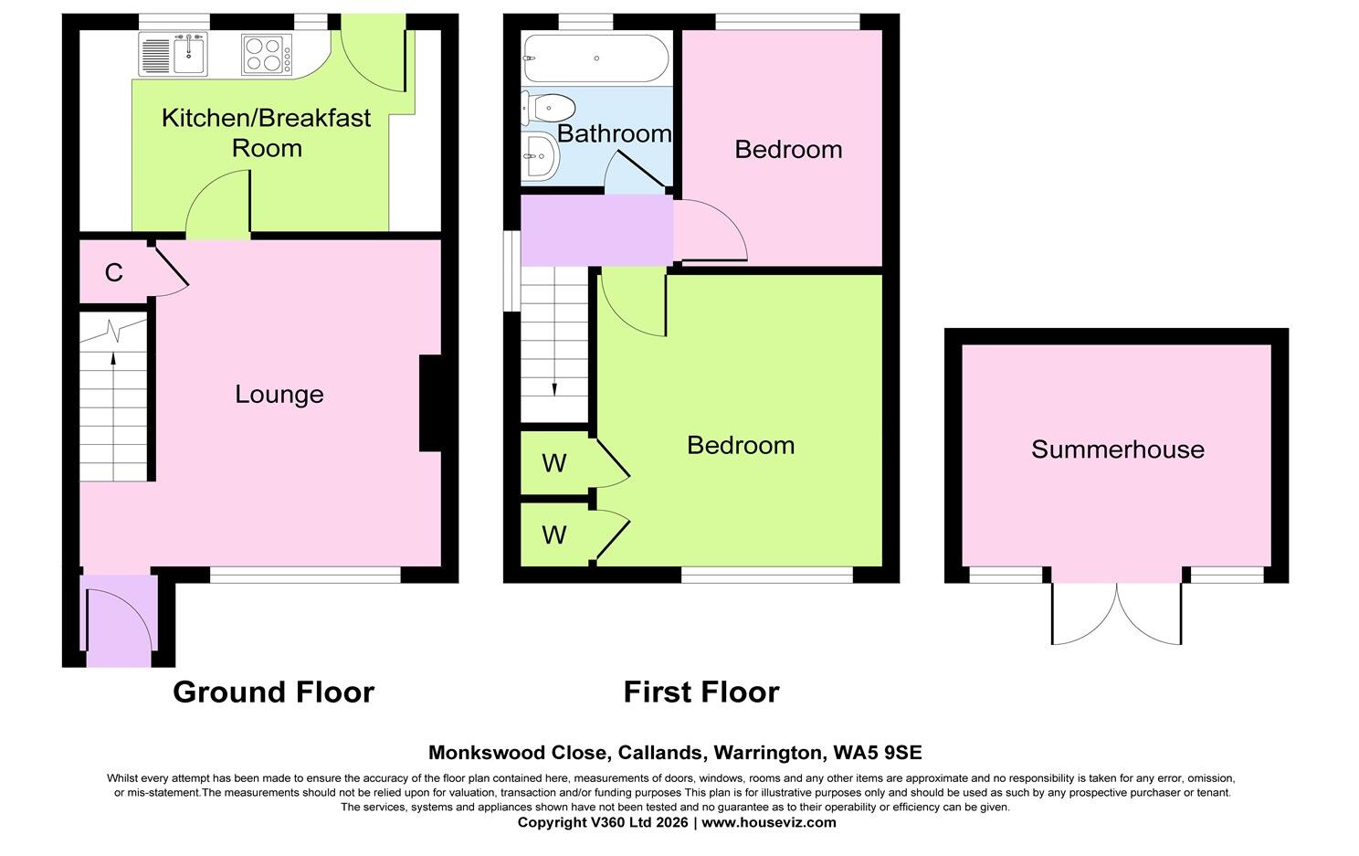 Monkswood Close, Callands, WA5  9SE floorplan