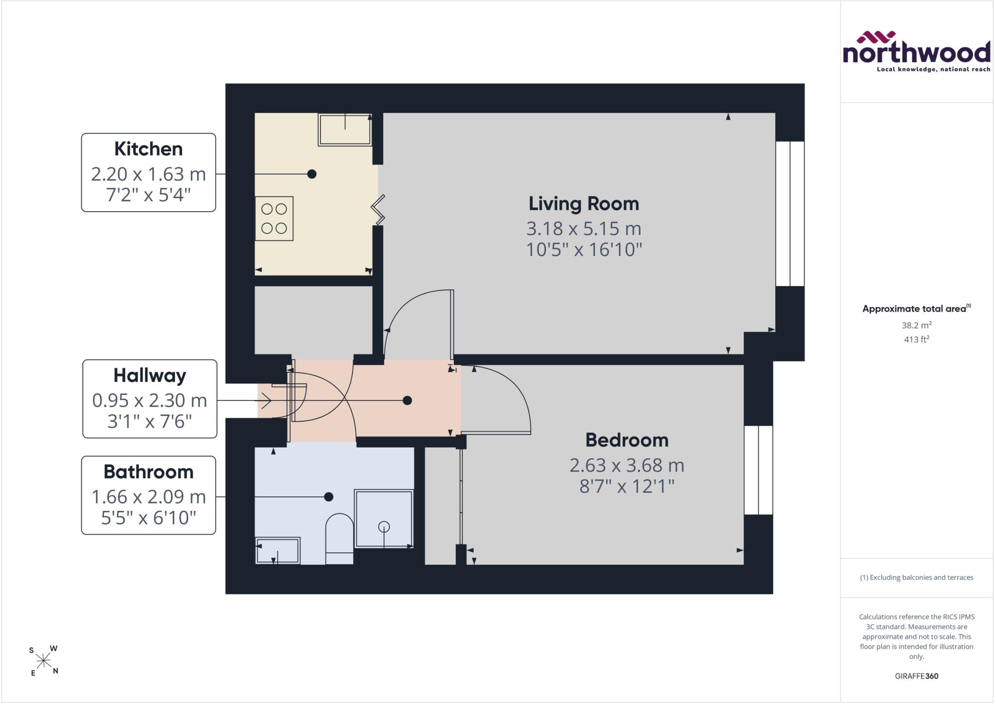 St Leonards Road, Upperton, Eastbourne, BN21 floorplan