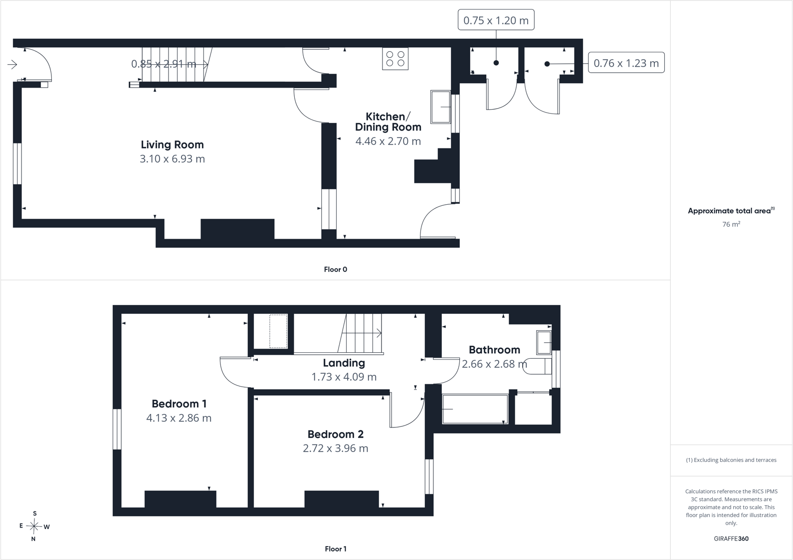 West Croft Terrace, Lowca, Whitehaven, Cumbria, CA28 floorplan