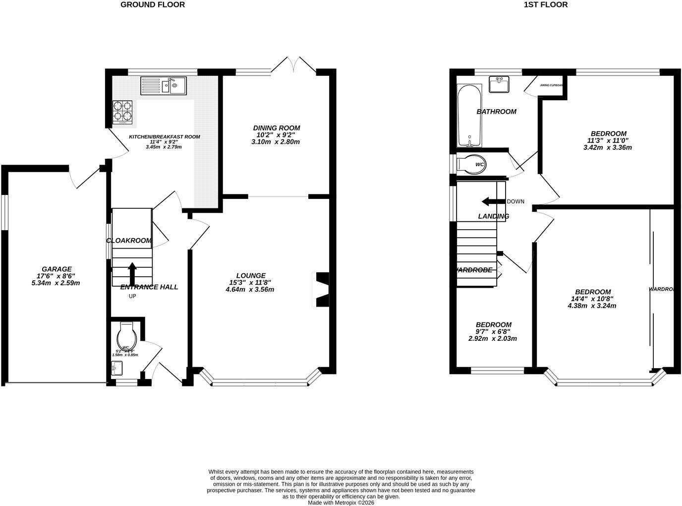 Stubbs Moor Road, Farnborough, GU14 floorplan