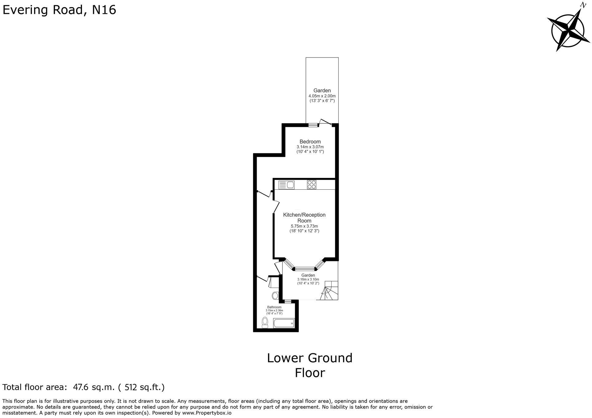 Evering Road, London, N16 floorplan
