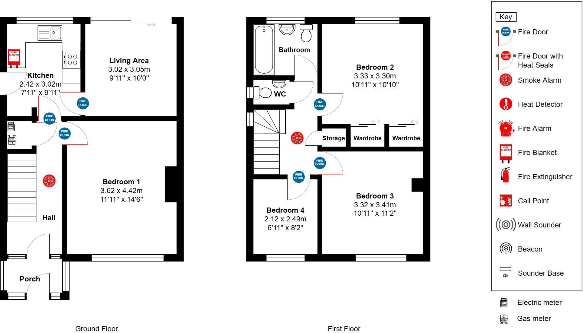 10 Gordon Street, CV31 1HR floorplan