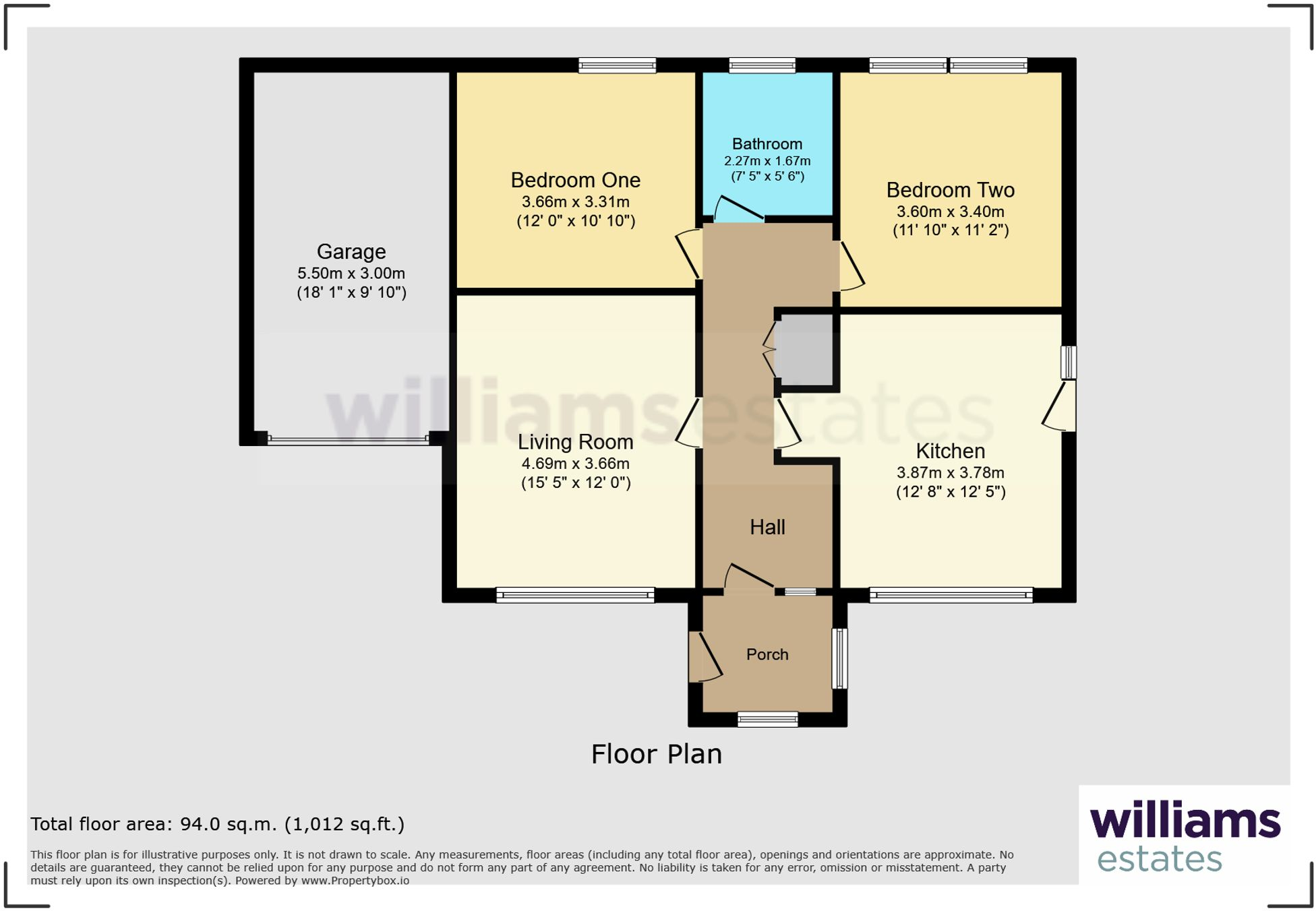Hilary Close, Denbigh, LL16 floorplan