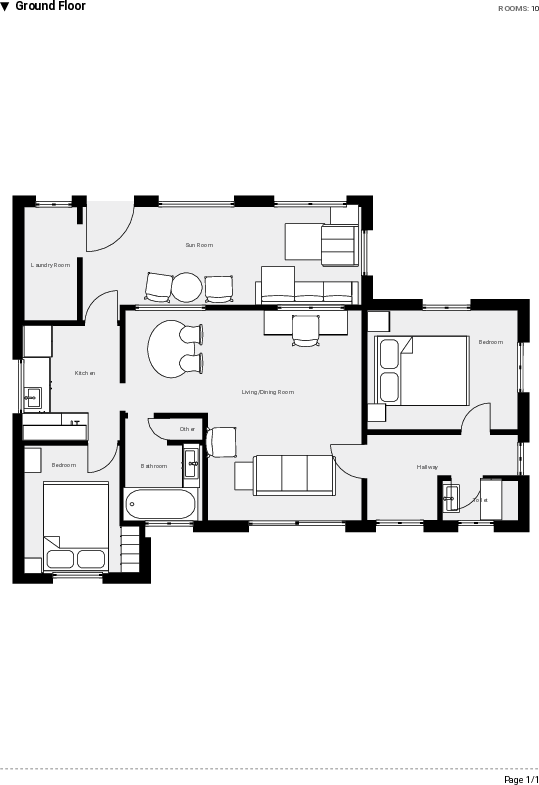 Starfish - Gwithian Towans - Beachside Location floorplan