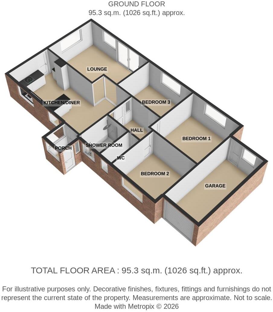 Paddock Close, Great Yarmouth floorplan