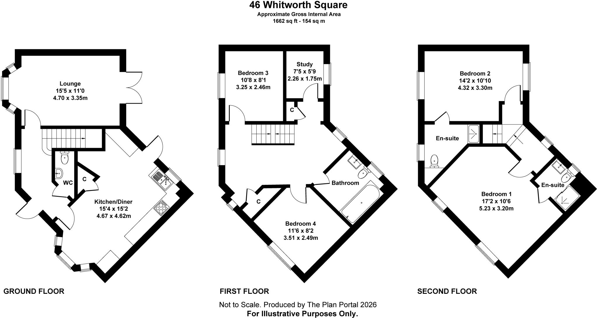 Whitworth Square, Whitchurch, Cardiff, CF14 floorplan