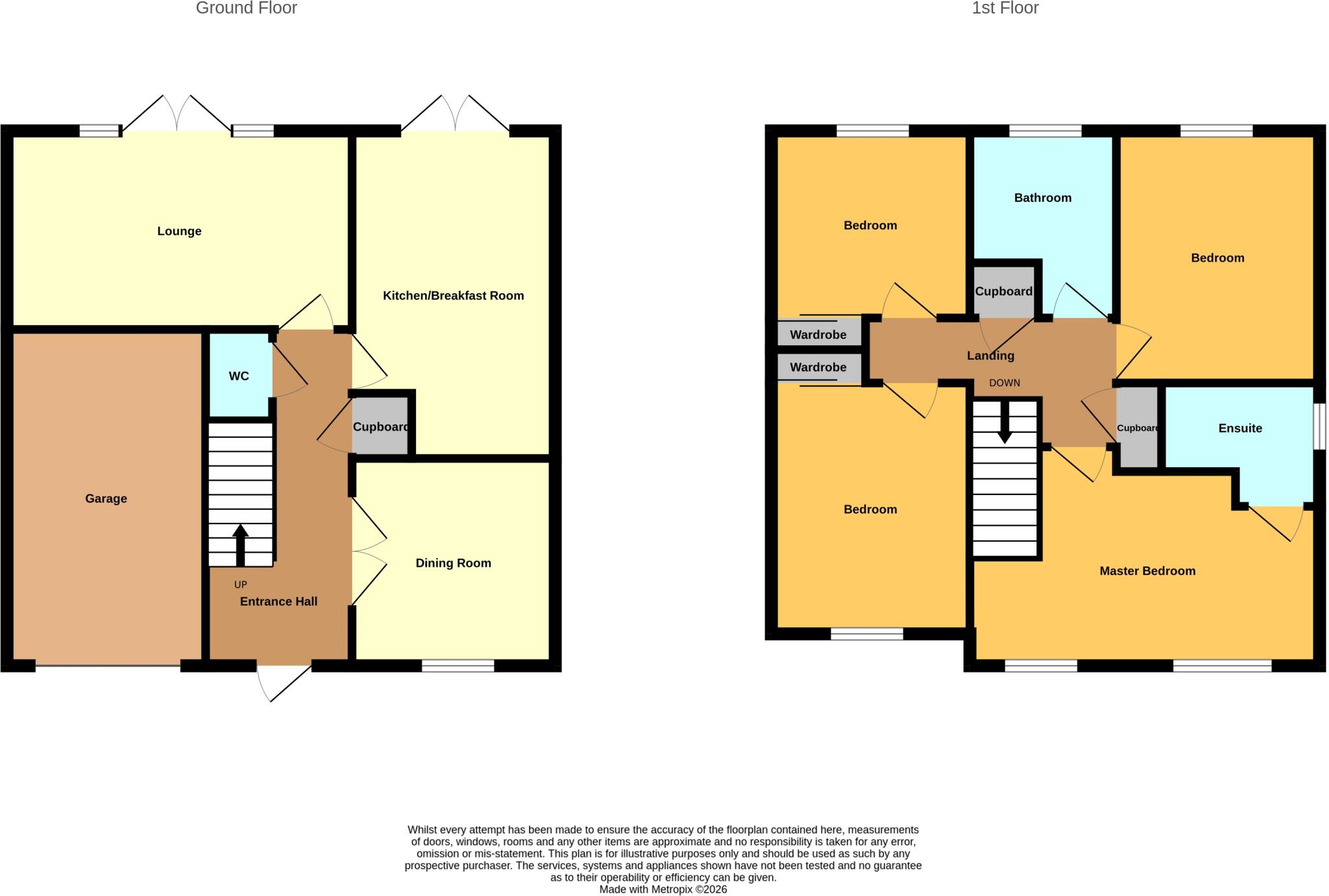 Fallow Field, Evesham, WR11 floorplan