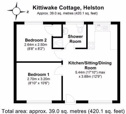 Fantastic bolt hole, Cury Cross Lanes floorplan