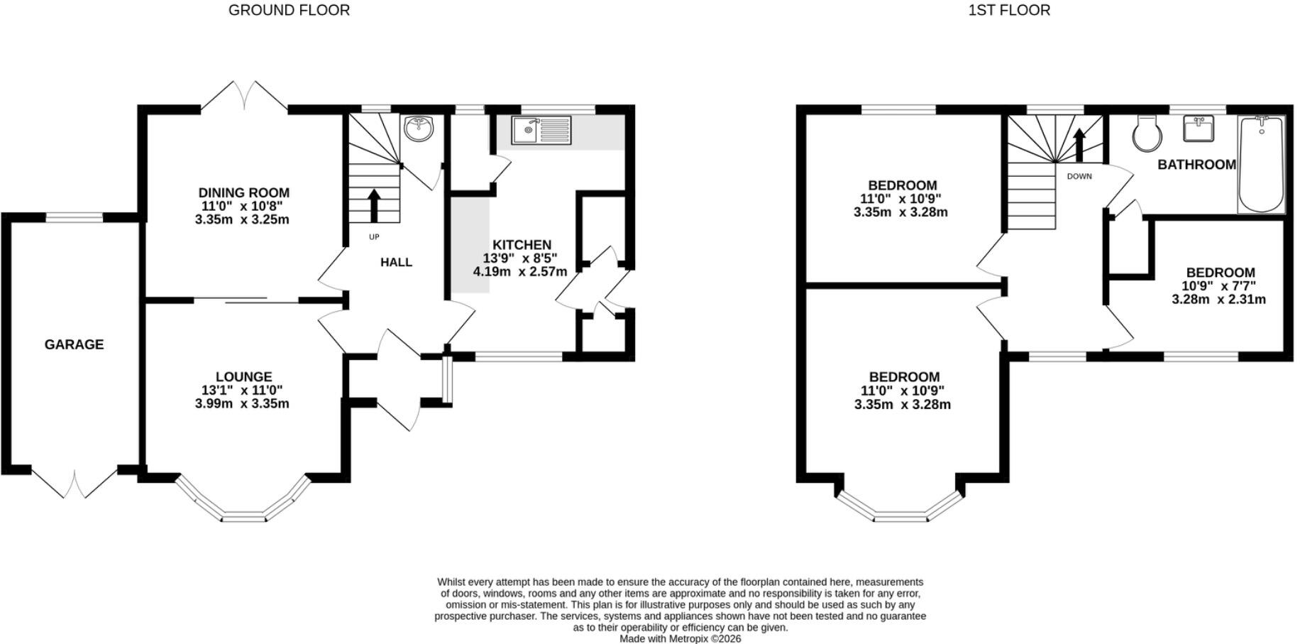Desborough Avenue, High Wycombe, HP11 2TH floorplan