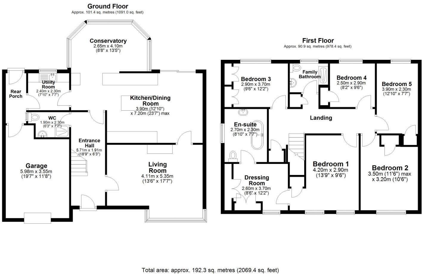 Celtic View, Litchard, Bridgend County Borough, CF31 1YG floorplan