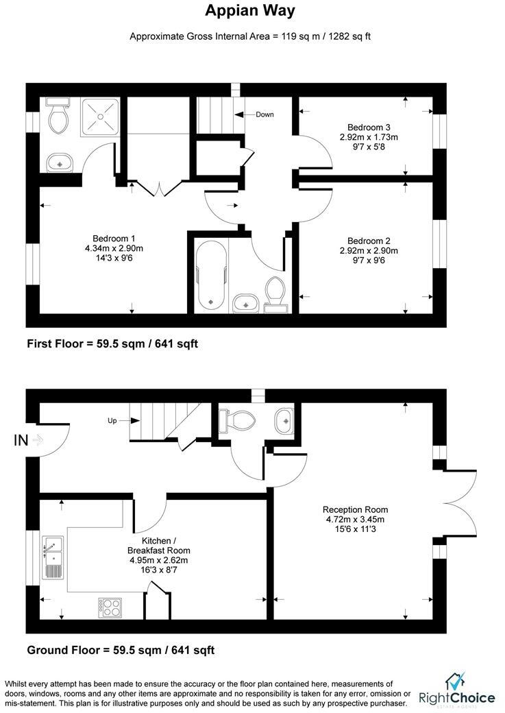 Appian Way, Chineham, Basingstoke floorplan